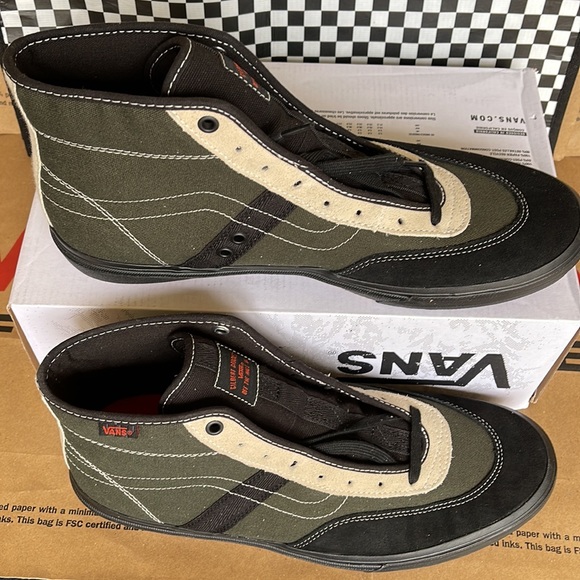 Vans Crockett High Forest/Black Men’s sneakers - Picture 3 of 16